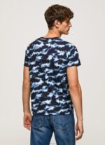 ⁦גברים 4N8XB922 Pepe Jeans אוזי חולצת טריקו בהדפס הסוואה⁩ – תמונה ⁦4⁩