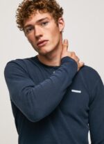 ⁦גברים 4N8XB923 Pepe Jeans dulwich חולצת טריקו מכותנה סרוגת וופל⁩ – תמונה ⁦3⁩
