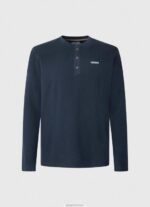 ⁦גברים 4N8XB923 Pepe Jeans dulwich חולצת טריקו מכותנה סרוגת וופל⁩ – תמונה ⁦5⁩