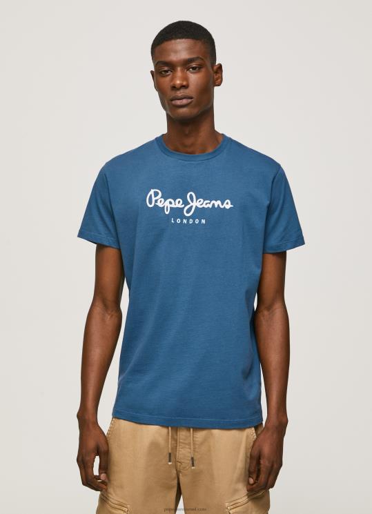 d792d791d7a8d799d79d_4n8xb934_pepe_jeans_jarman_d797d795d79cd7a6d7aa_d798d7a8d799d7a7d795_d79bd795d7aad7a0d794_d79cd795d792d795_d7.jpg גברים 4N8XB934 Pepe Jeans jarman חולצת טריקו כותנה לוגו מודפס – תמונה 1