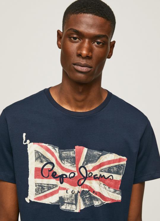 d792d791d7a8d799d79d_4n8xb935_pepe_jeans_dulwich_d79cd795d792d795_d793d792d79c_n_d797d795d79cd7a6d7aa_d793d792d79c_d79ed7a0d795d7a4.jpg גברים 4N8XB935 Pepe Jeans dulwich לוגו דגל n חולצת דגל מנופפת – תמונה 1