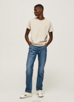 ⁦גברים 4N8XB939 Pepe Jeans לֶתֶת חולצת טריקו כותנה לוגו מודפס⁩ – תמונה ⁦2⁩