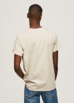 ⁦גברים 4N8XB939 Pepe Jeans לֶתֶת חולצת טריקו כותנה לוגו מודפס⁩ – תמונה ⁦4⁩