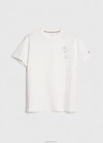 ⁦גברים 4N8XB942 Pepe Jeans לבן חולצת כותנה מכובסת וצבועה⁩ – תמונה ⁦5⁩