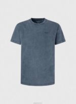 ⁦גברים 4N8XB948 Pepe Jeans dulwich חולצת טריקו כותנה לוגו מודפס⁩ – תמונה ⁦5⁩