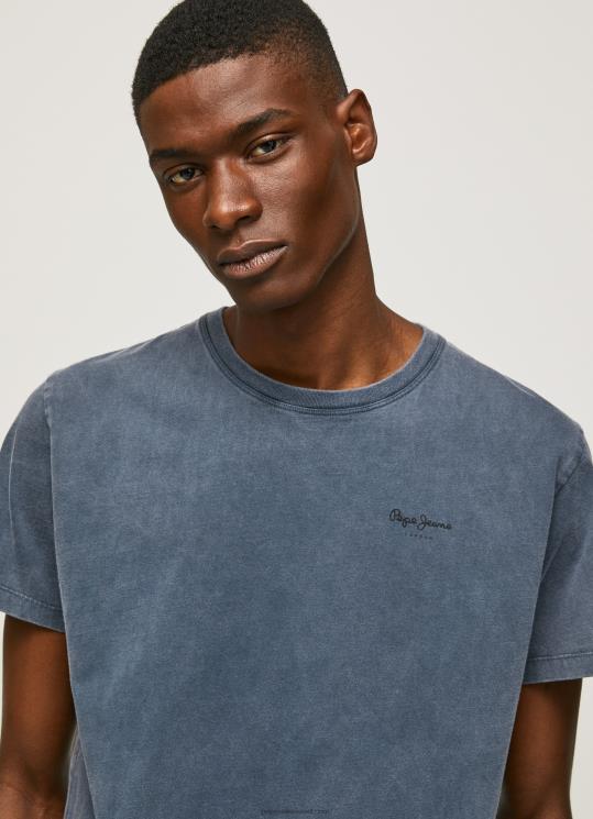 d792d791d7a8d799d79d_4n8xb948_pepe_jeans_dulwich_d797d795d79cd7a6d7aa_d798d7a8d799d7a7d795_d79bd795d7aad7a0d794_d79cd795d792d795_d7.jpg גברים 4N8XB948 Pepe Jeans dulwich חולצת טריקו כותנה לוגו מודפס – תמונה 1