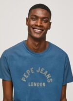 ⁦גברים 4N8XB951 Pepe Jeans jarman חולצה בהדפס לוגו⁩ – תמונה ⁦3⁩