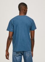 ⁦גברים 4N8XB951 Pepe Jeans jarman חולצה בהדפס לוגו⁩ – תמונה ⁦4⁩