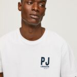 גברים 4N8XB953 Pepe Jeans לבן חולצה בהדפס לוגו