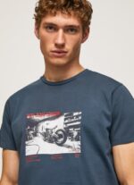 ⁦גברים 4N8XB954 Pepe Jeans jarman חולצה בהדפס תמונות⁩ – תמונה ⁦3⁩