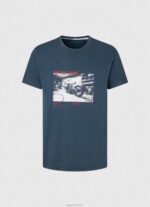 ⁦גברים 4N8XB954 Pepe Jeans jarman חולצה בהדפס תמונות⁩ – תמונה ⁦5⁩