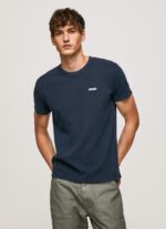 גברים 4N8XB959 Pepe Jeans dulwich חולצת טריקו מכותנה סרוגת וופל