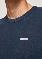 ⁦גברים 4N8XB959 Pepe Jeans dulwich חולצת טריקו מכותנה סרוגת וופל⁩ – תמונה ⁦3⁩