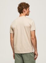 ⁦גברים 4N8XB962 Pepe Jeans לֶתֶת חולצת טי עם לוגו בלויה⁩ – תמונה ⁦4⁩