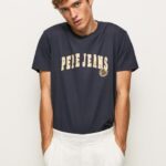 גברים 4N8XB969 Pepe Jeans dulwich חולצה בהדפס לוגו