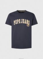 ⁦גברים 4N8XB969 Pepe Jeans dulwich חולצה בהדפס לוגו⁩ – תמונה ⁦5⁩