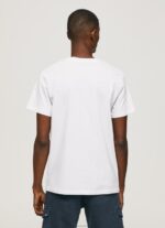 ⁦גברים 4N8XB974 Pepe Jeans לבן חולצה בהדפס לוגו⁩ – תמונה ⁦4⁩