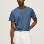 גברים 4N8XB975 Pepe Jeans jarman חולצת טריקו עם לוגו רקום