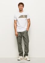 ⁦גברים 4N8XB977 Pepe Jeans לבן חולצת לוגו אותיות⁩ – תמונה ⁦2⁩