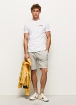 ⁦גברים 4N8XB978 Pepe Jeans לבן חולצה בהדפס לוגו⁩ – תמונה ⁦2⁩
