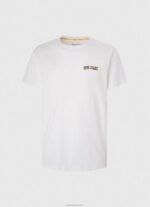 ⁦גברים 4N8XB978 Pepe Jeans לבן חולצה בהדפס לוגו⁩ – תמונה ⁦5⁩