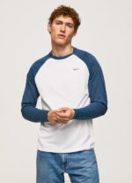 גברים 4N8XB985 Pepe Jeans jarman חולצת טריקו עם שרוולים ארוכים