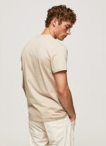 ⁦גברים 4N8XB993 Pepe Jeans לֶתֶת חולצה בהדפס לוגו⁩ – תמונה ⁦4⁩