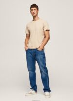 ⁦גברים 4N8XB996 Pepe Jeans לֶתֶת חולצת טריקו מכותנה פשוטה⁩ – תמונה ⁦2⁩