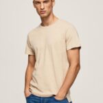 גברים 4N8XB996 Pepe Jeans לֶתֶת חולצת טריקו מכותנה פשוטה