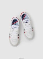 ⁦יֶלֶד 4N8XB1525 Pepe Jeans לבן שחקן בריט נעלי ספורט מעור⁩ – תמונה ⁦2⁩