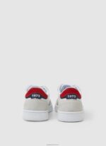 ⁦יֶלֶד 4N8XB1525 Pepe Jeans לבן שחקן בריט נעלי ספורט מעור⁩ – תמונה ⁦4⁩