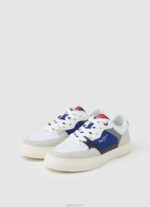 ⁦יֶלֶד 4N8XB1526 Pepe Jeans לבן נעלי ספורט מעור קנטון מאסטר⁩ – תמונה ⁦3⁩