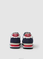 ⁦יֶלֶד 4N8XB1528 Pepe Jeans חיל הים נעלי ספורט משולבות brit heritage⁩ – תמונה ⁦4⁩