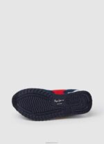 ⁦יֶלֶד 4N8XB1529 Pepe Jeans חיל הים סניקרס בייסיק של לונדון ברייטון⁩ – תמונה ⁦5⁩