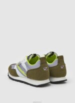 ⁦יֶלֶד 4N8XB1534 Pepe Jeans צָבָא נעלי ספורט משולבות בהדפס אומנה⁩ – תמונה ⁦4⁩