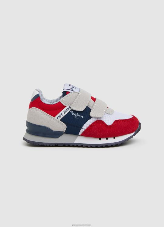 d799d6b6d79cd6b6d793_4n8xb1536_pepe_jeans_d790d6b8d793d795d6b9d79d_d79cd795d7a0d793d795d79f_d79ed790d799_d7a0d7a2d79cd799_d7a1d7.jpg יֶלֶד 4N8XB1536 Pepe Jeans אָדוֹם לונדון מאי נעלי ספורט משולבות – תמונה 1