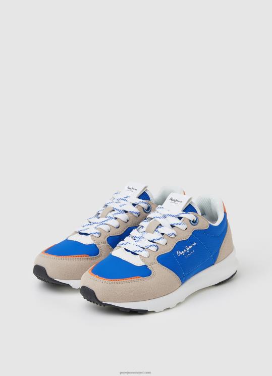 ⁦יֶלֶד 4N8XB1537 Pepe Jeans להיות ב נעלי ריצה של london pro vint⁩ – תמונה ⁦3⁩