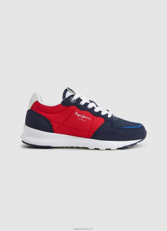 ⁦יֶלֶד 4N8XB1538 Pepe Jeans חיל הים נעלי ריצה של london pro vint⁩ – תמונה ⁦1⁩