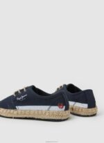 ⁦יֶלֶד 4N8XB1541 Pepe Jeans חיל הים נעלי ספורט תחרה תיירותיות בלוכר⁩ – תמונה ⁦4⁩