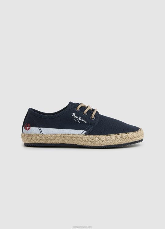 d799d6b6d79cd6b6d793_4n8xb1541_pepe_jeans_d797d799d79c_d794d799d79d_d7a0d7a2d79cd799_d7a1d7a4d795d7a8d798_d7aad797d7a8d794_d7aad7.jpg יֶלֶד 4N8XB1541 Pepe Jeans חיל הים נעלי ספורט תחרה תיירותיות בלוכר – תמונה 1
