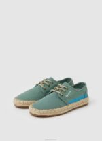 ⁦יֶלֶד 4N8XB1542 Pepe Jeans צָבָא נעלי ספורט תחרה תיירותיות בלוכר⁩ – תמונה ⁦3⁩