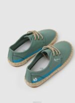 ⁦יֶלֶד 4N8XB1542 Pepe Jeans צָבָא נעלי ספורט תחרה תיירותיות בלוכר⁩ – תמונה ⁦4⁩
