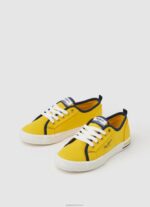 ⁦יֶלֶד 4N8XB1543 Pepe Jeans צהוב רוגבי סניקרס בייסיק של בריידי⁩ – תמונה ⁦3⁩