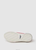 ⁦יֶלֶד 4N8XB1544 Pepe Jeans אָדוֹם סניקרס בייסיק של בריידי⁩ – תמונה ⁦5⁩