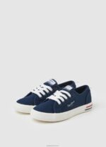 ⁦יֶלֶד 4N8XB1545 Pepe Jeans חיל הים סניקרס בייסיק של בריידי⁩ – תמונה ⁦3⁩