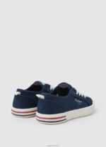⁦יֶלֶד 4N8XB1545 Pepe Jeans חיל הים סניקרס בייסיק של בריידי⁩ – תמונה ⁦4⁩