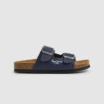 יֶלֶד 4N8XB1546 Pepe Jeans חיל הים סנדלים אנטומיים כפולים של קנזס