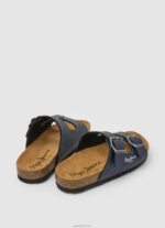 ⁦יֶלֶד 4N8XB1546 Pepe Jeans חיל הים סנדלים אנטומיים כפולים של קנזס⁩ – תמונה ⁦4⁩