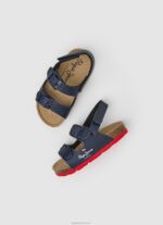 ⁦יֶלֶד 4N8XB1549 Pepe Jeans חיל הים סנדלים אנטומיים כפולים של קנזס⁩ – תמונה ⁦2⁩
