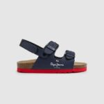 יֶלֶד 4N8XB1549 Pepe Jeans חיל הים סנדלים אנטומיים כפולים של קנזס